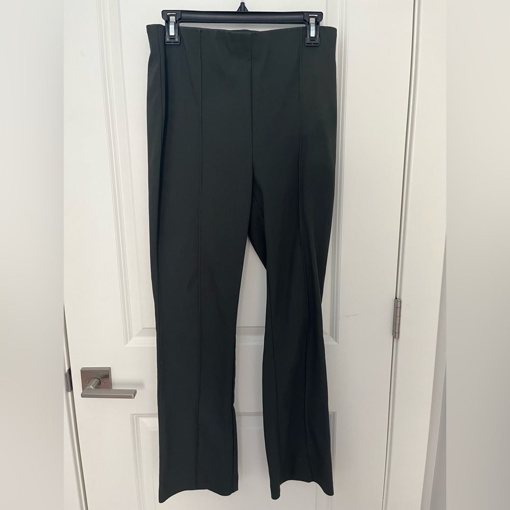 LOFT High Waisted Tall Trouser Pant - Army Green